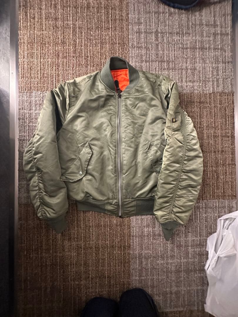 Alpha ma-1 カーキ