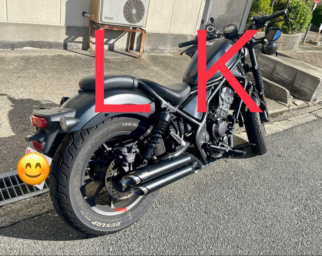 [2023年式モデル〜］新型レブル250用マフラーgem speed製 V4