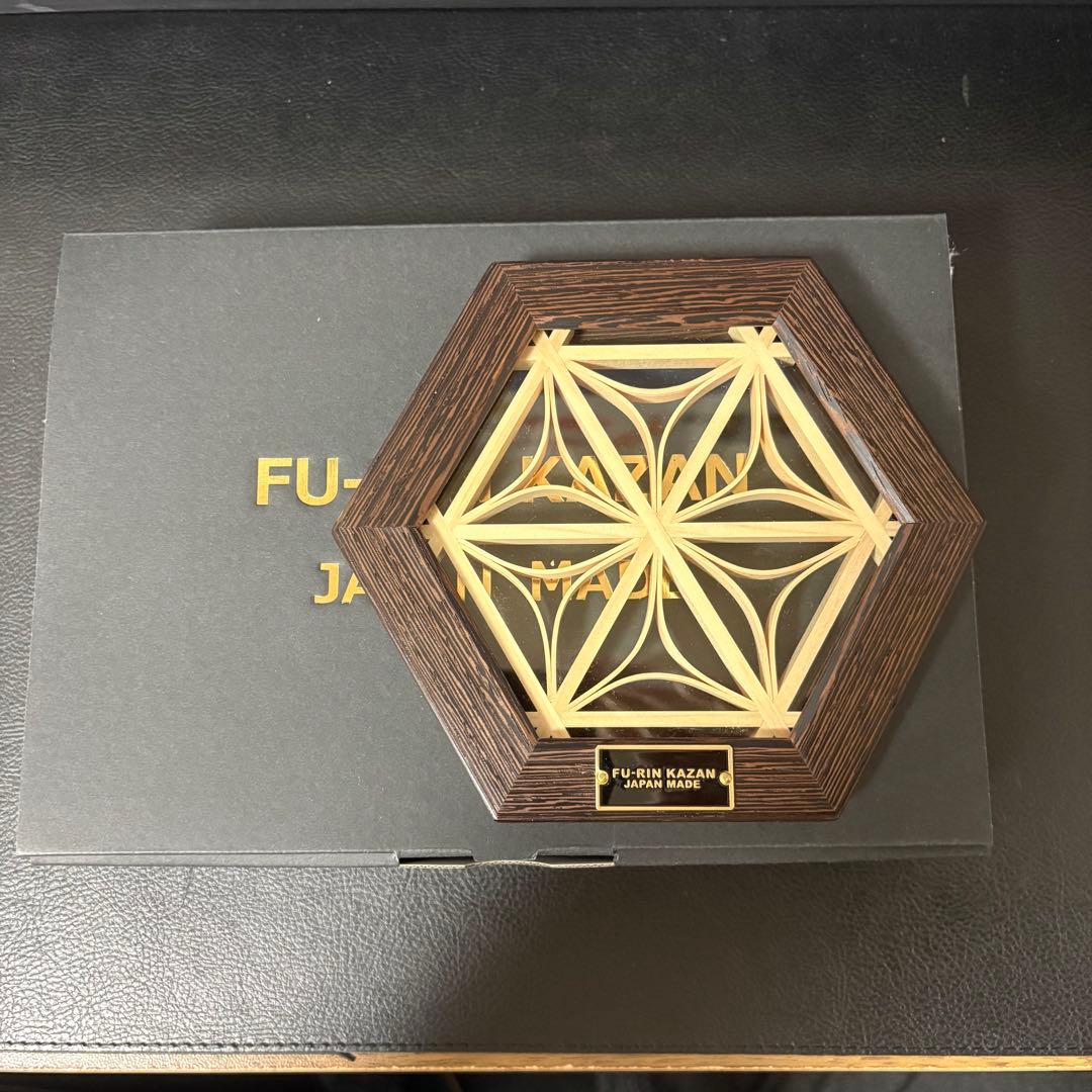 FU-RINKAZAN ヘキサコースター　新七宝グラス　ウェンジ