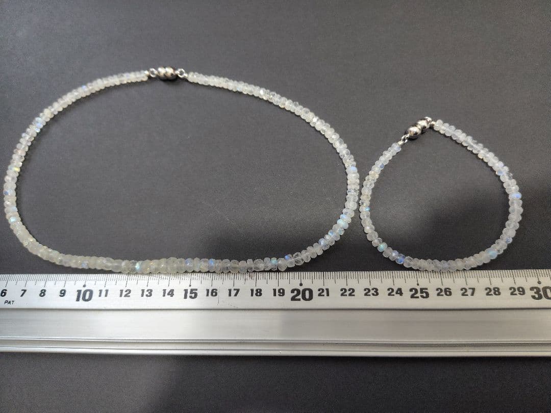 gstv Silverムーンストーンネックレス＆ブレスレット　付属品なし