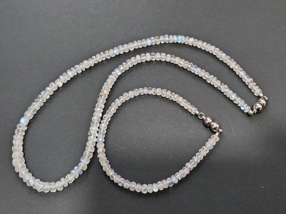 gstv Silverムーンストーンネックレス＆ブレスレット　付属品なし