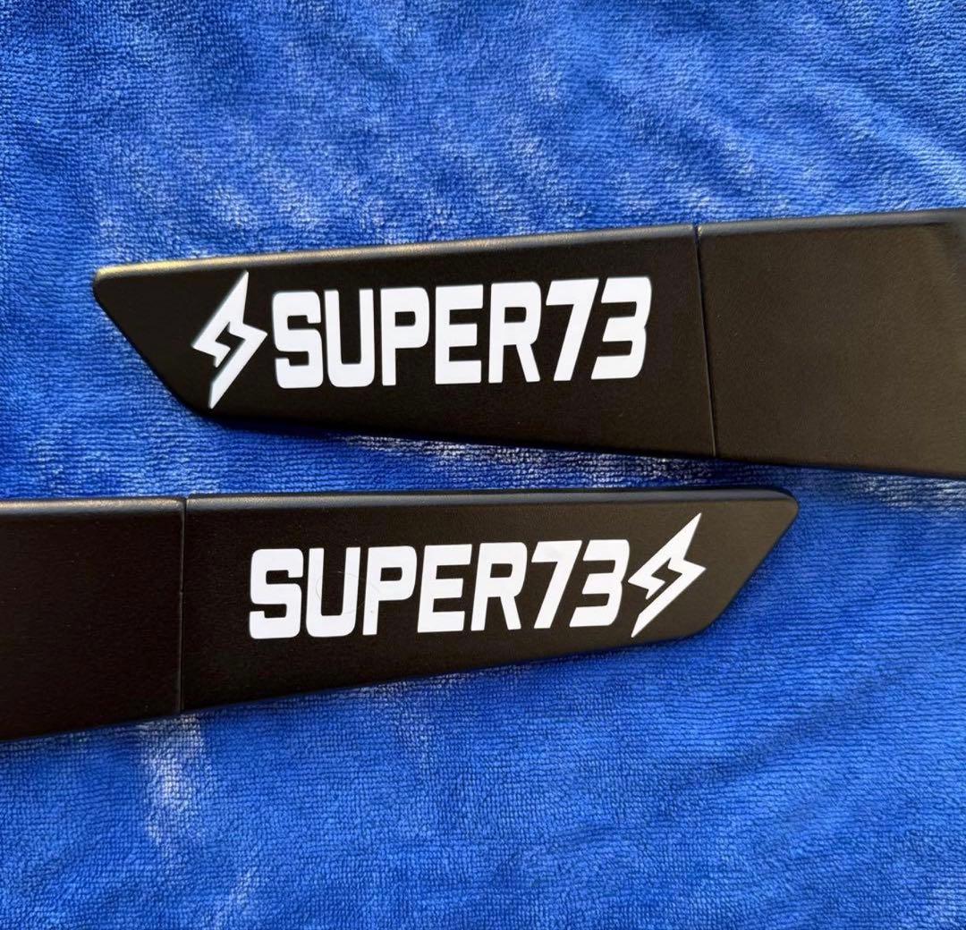 【最終値引】特注カスタムsuper73ミラーsuper73ロゴ付きミラーAタイプ