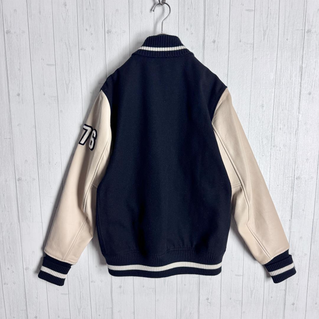 【高級モデル☆ヒスガール】ヒステリックグラマー ワッペン刺繍 革スタジャン