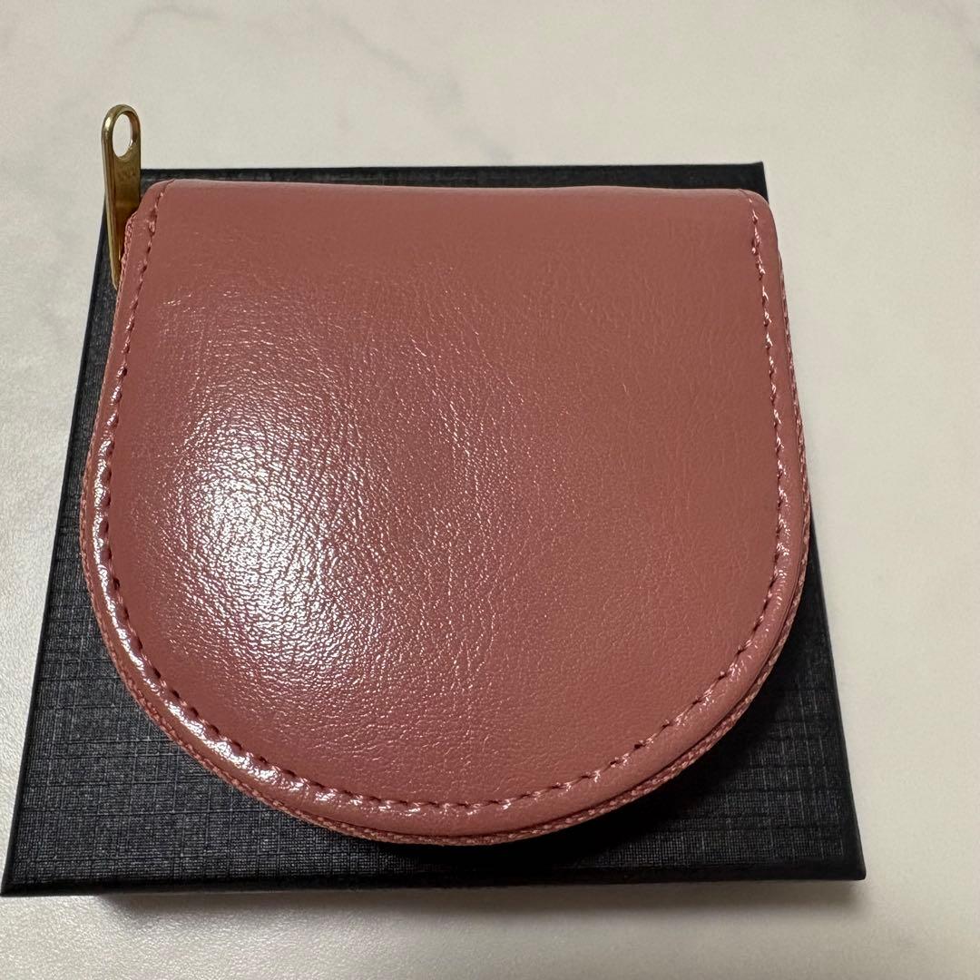 【皇居限定】桜ピンク 馬蹄型小銭入 ケース　財布　皇居財布　箱付き