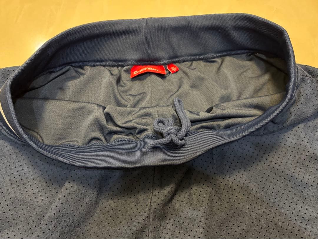 SUPREME ウルトラ スゥエードメッシュ ショーツ　ネイビー　M