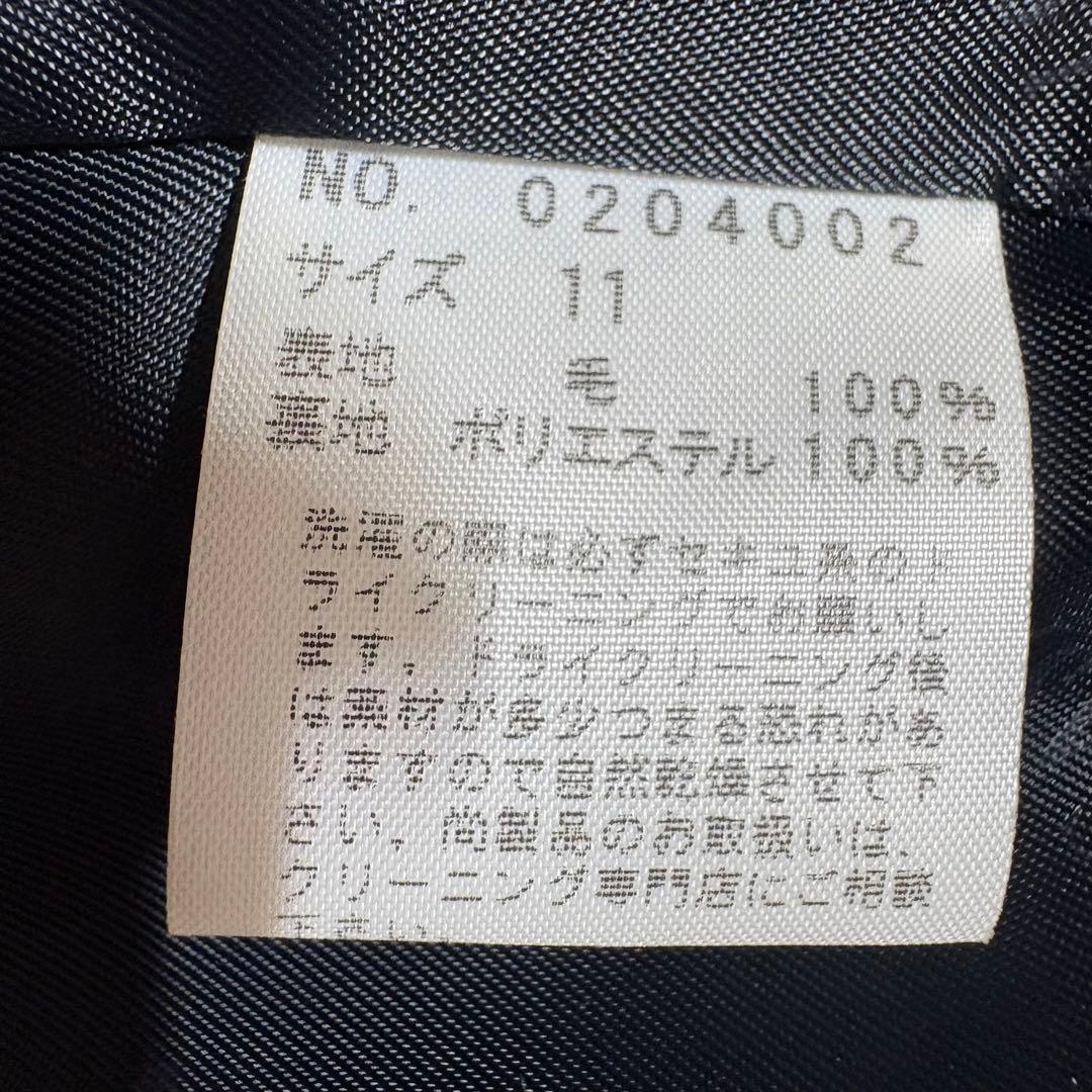 美品✨イーストボーイ 11号 紺ブレ エンブレム 金ボタン ネイビー 裏地ロゴ