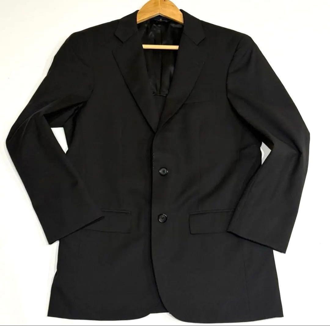 極美品 近年 ブルックスブラザーズ セットアップ スーツ 黒 ウール ブラック