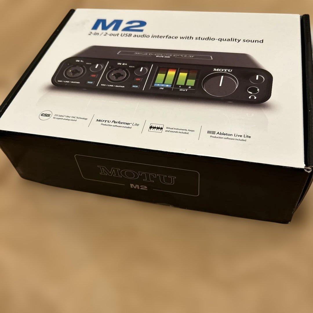 《美品》オーディオインターフェース　MOTU M2 動作確認済み