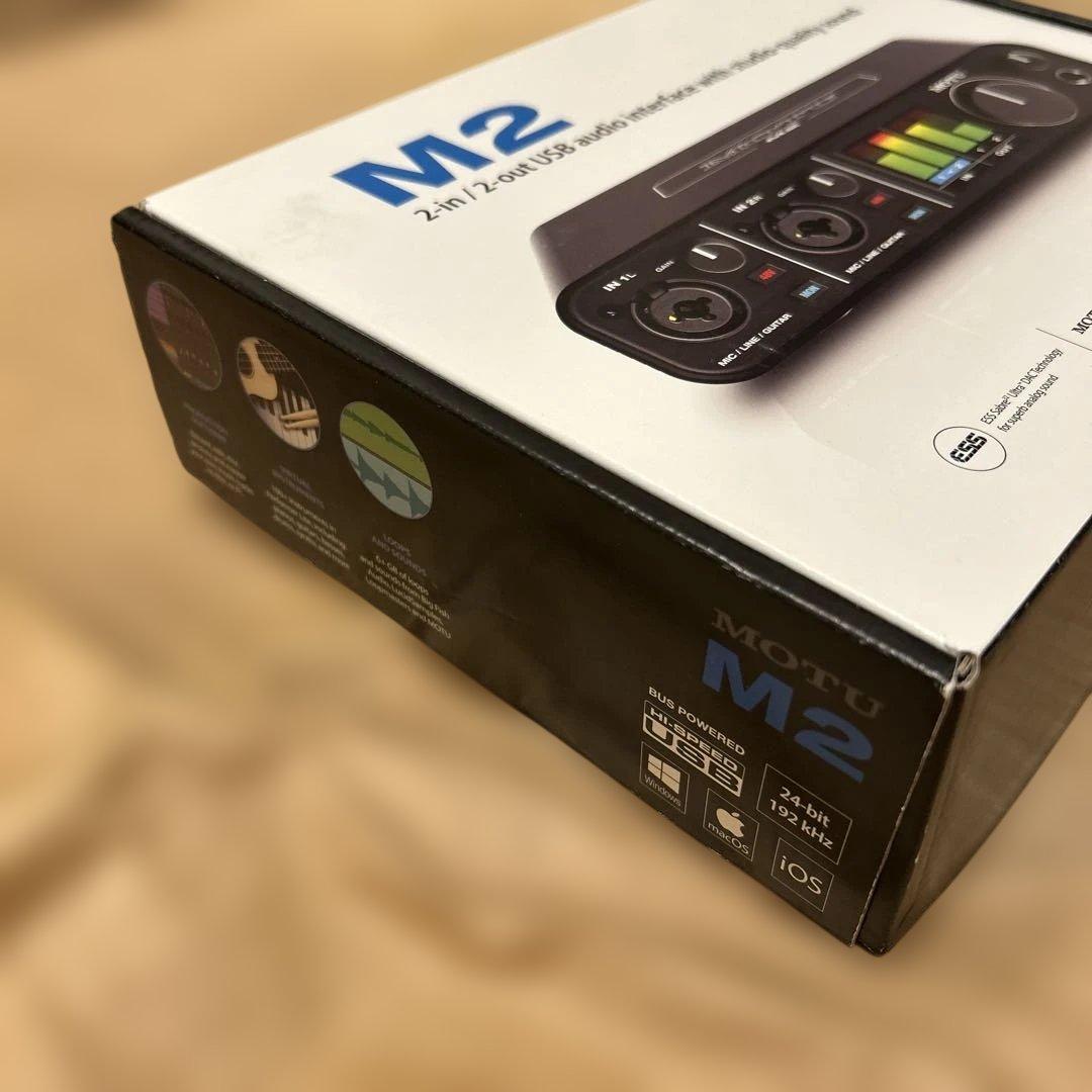 《美品》オーディオインターフェース　MOTU M2 動作確認済み
