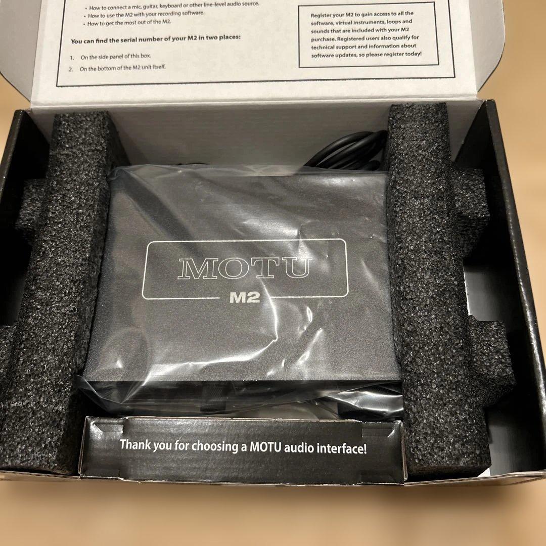 《美品》オーディオインターフェース　MOTU M2 動作確認済み