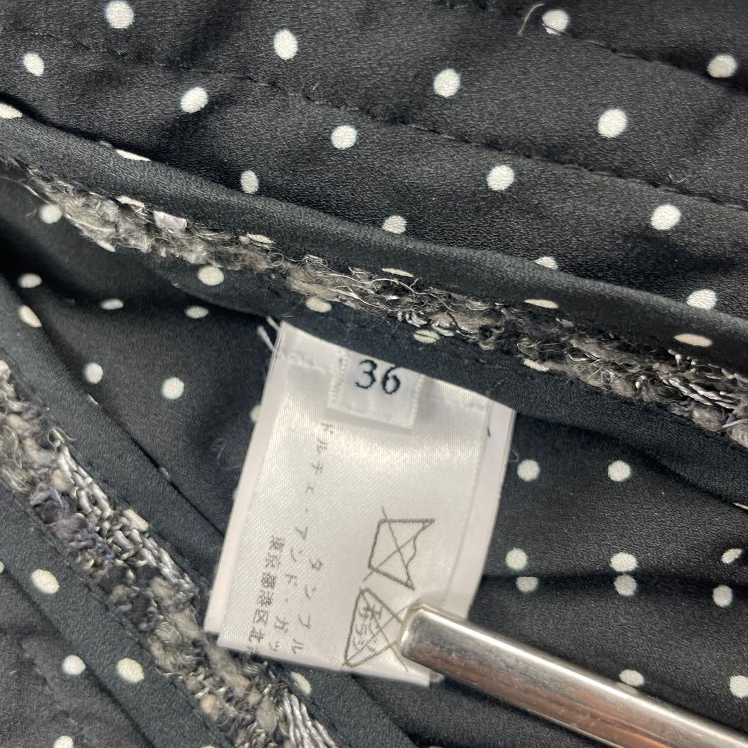 DOLCE&GABBANA/ドルチェ&ガッパーナ、ツィードジャケット、軽量、36