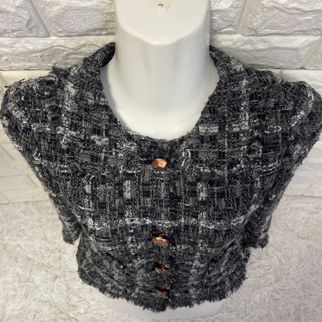 DOLCE&GABBANA/ドルチェ&ガッパーナ、ツィードジャケット、軽量、36