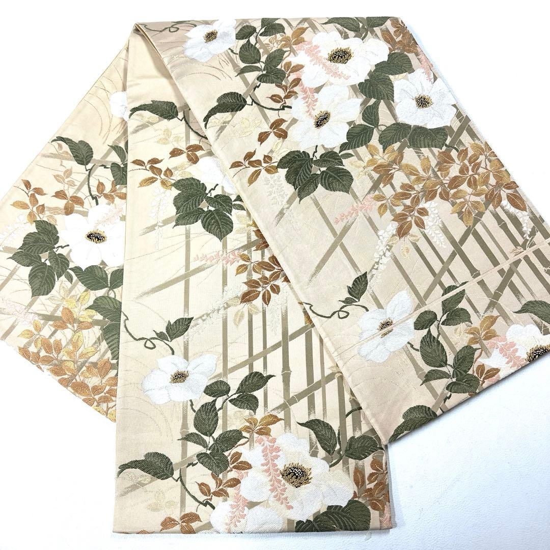 専用帯5009 ●貝島はるみ 綺麗伝説 高級 正絹 六通 袋帯