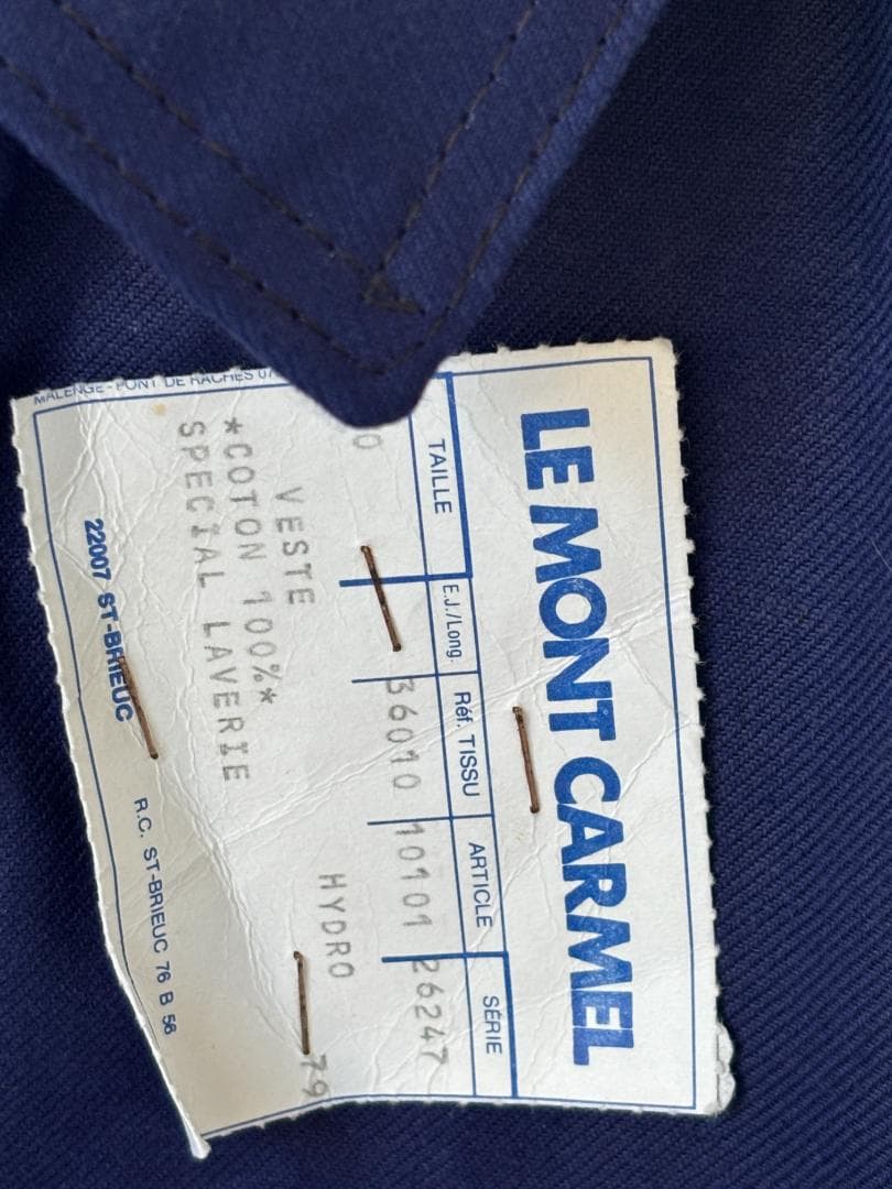 新品 デッドストック LE MONT CAMEL コットンツイル ジャケット