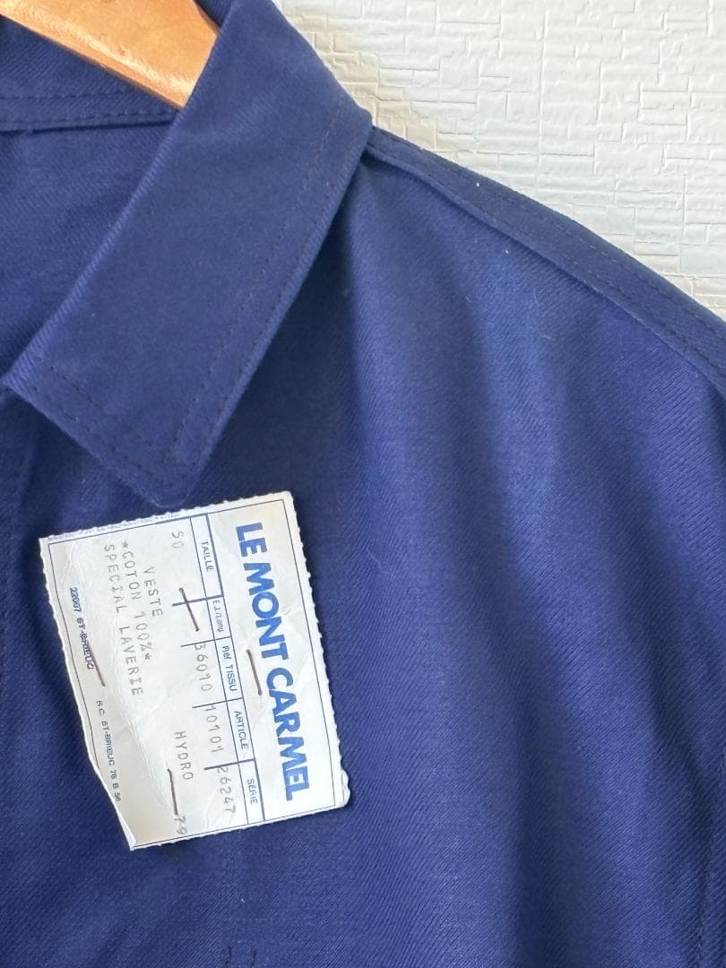 新品 デッドストック LE MONT CAMEL コットンツイル ジャケット