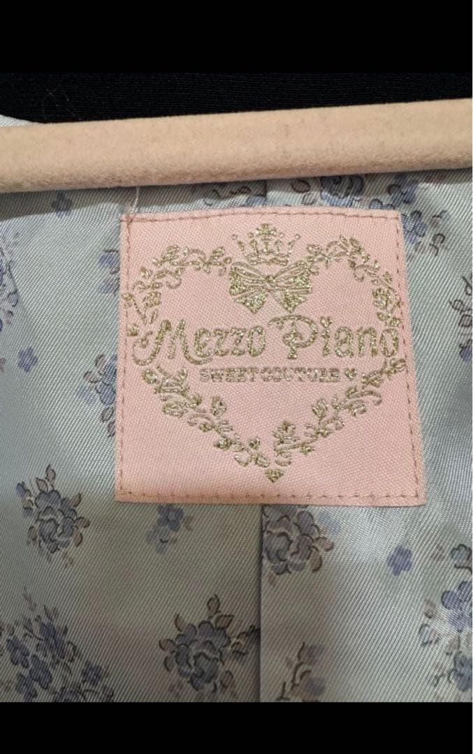 新品　メゾピアノ　裾スカラップジャケット 花　リボン　フォーマル　タグ付き
