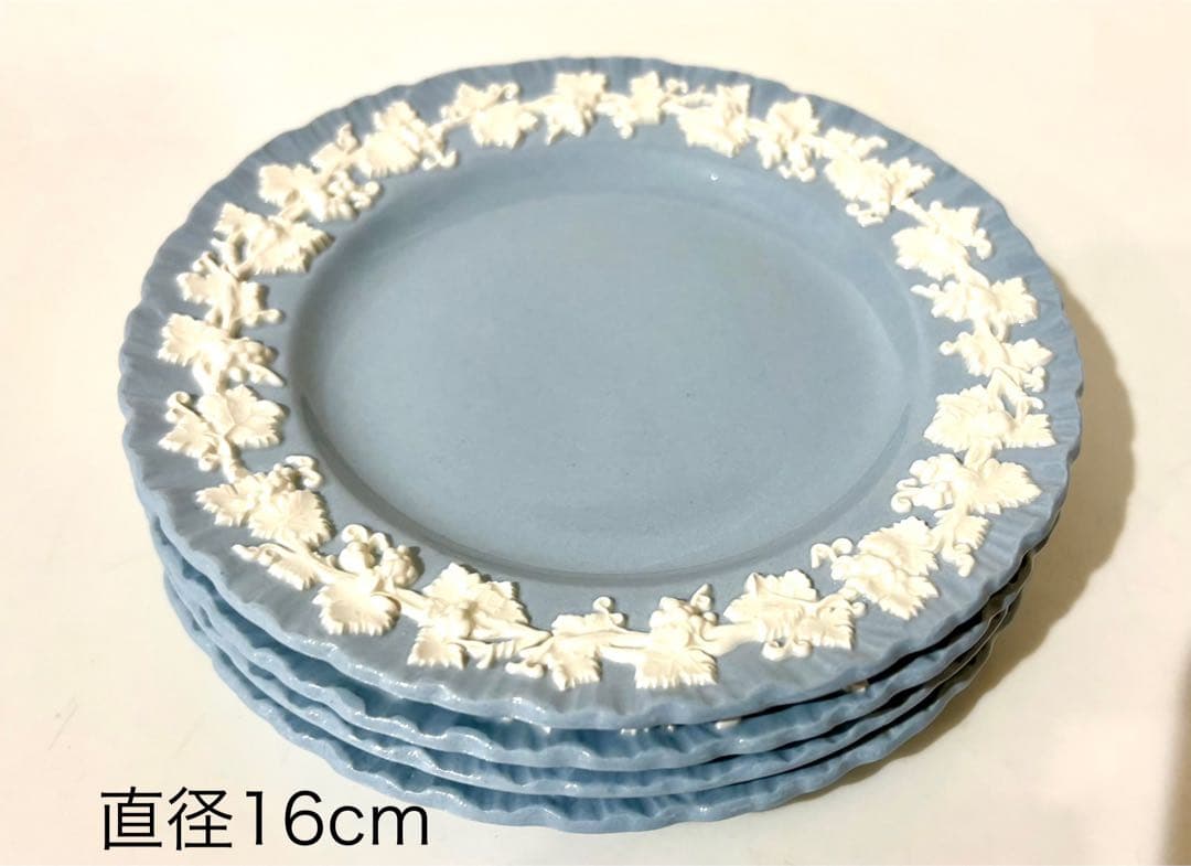 ウェッジウッド ディナープレート エンボス クイーンズウェア 計12枚