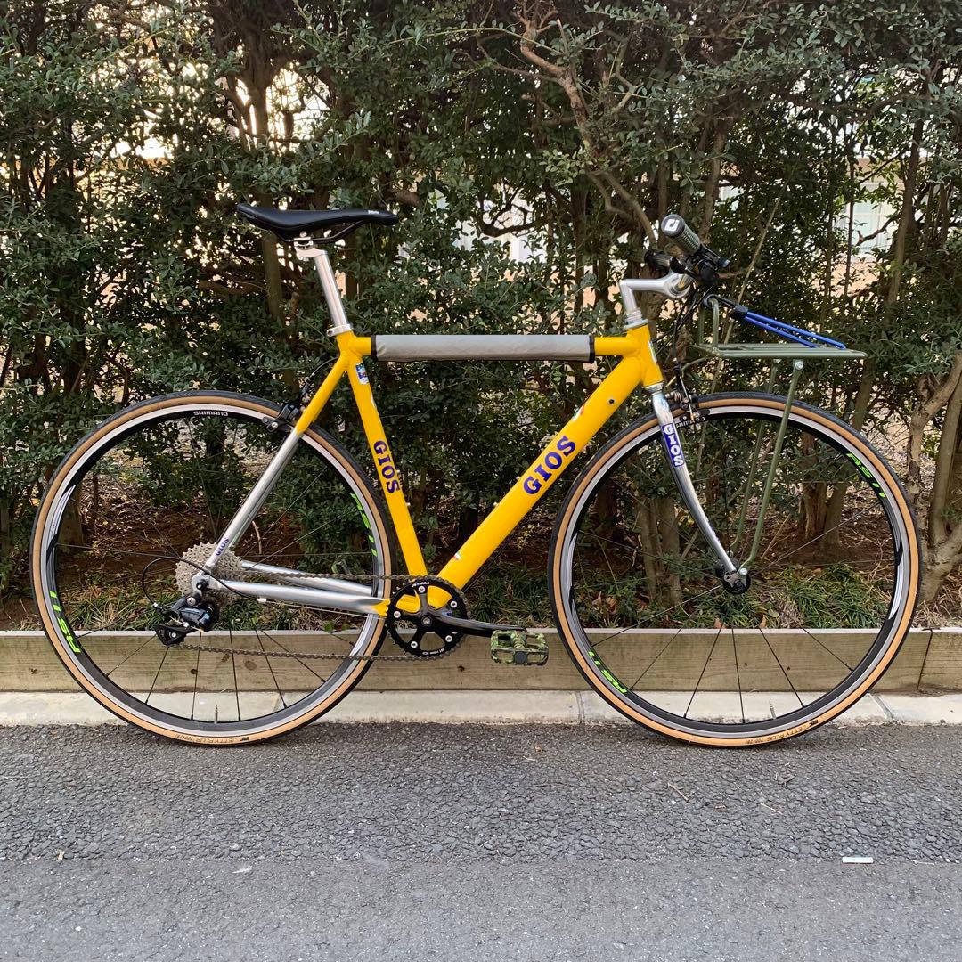 GIOS ジオス 街乗り 完成車 フロントラック ロードバイク クロスバイク