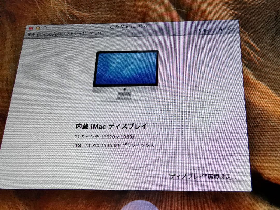 imac A1418 FHD corei5 壁掛け仕様 純正金具付き 1TB