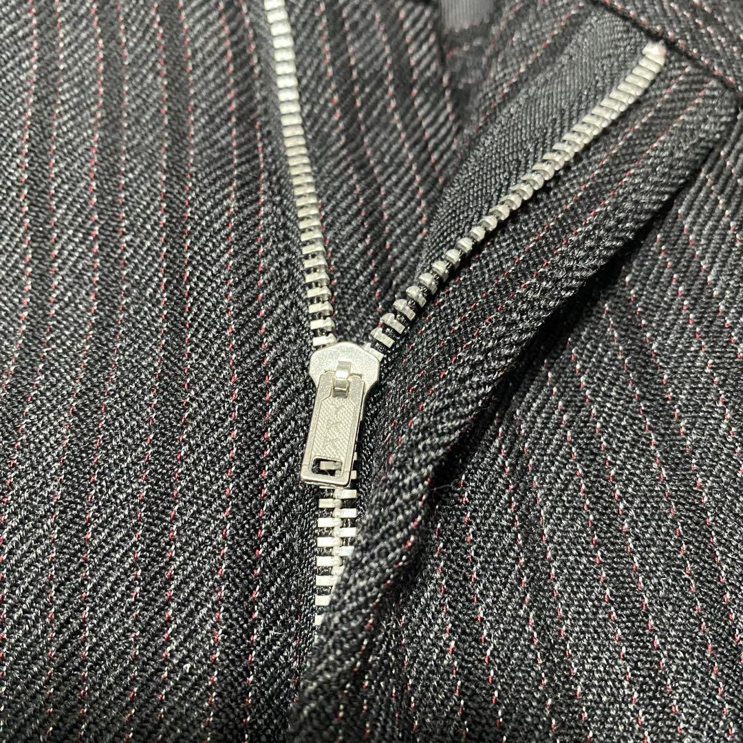 田中期　コムデギャルソンオム　セットアップ　ストライプ　メンズS ダークグレー