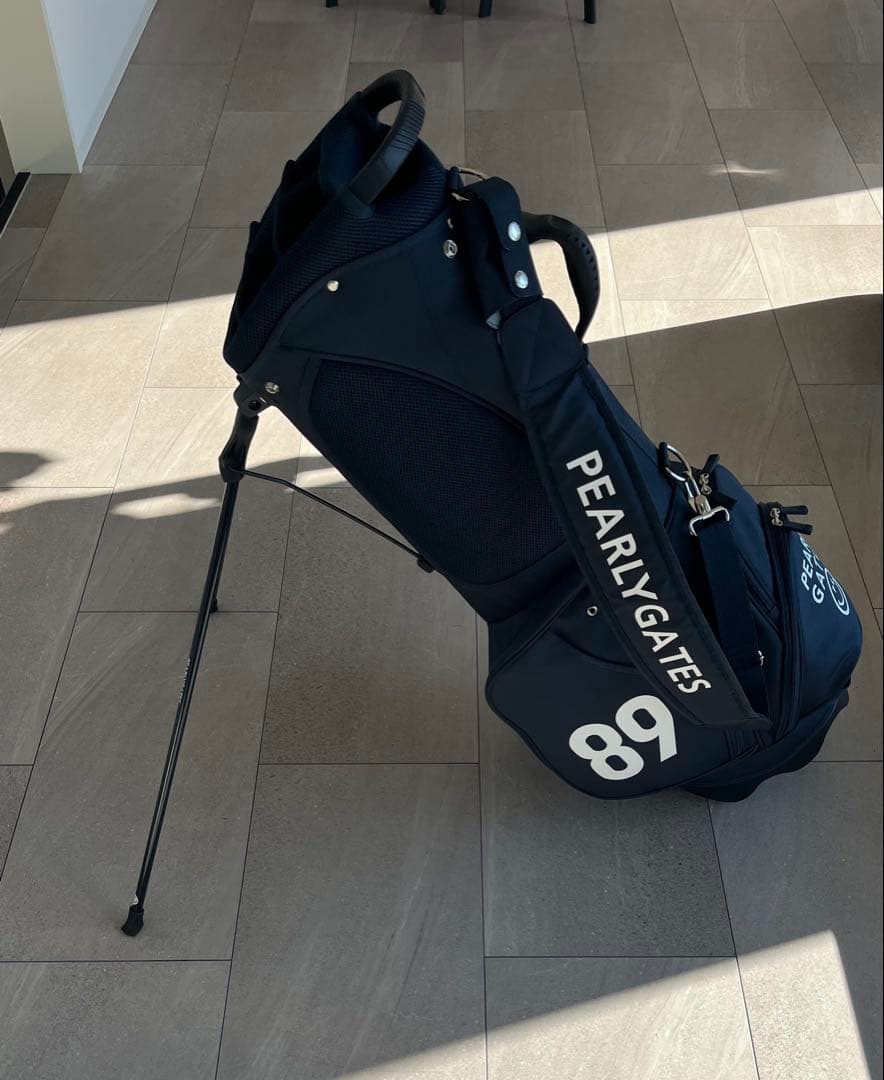 PEARLY GATES ゴルフバッグ ネイビー 89付き