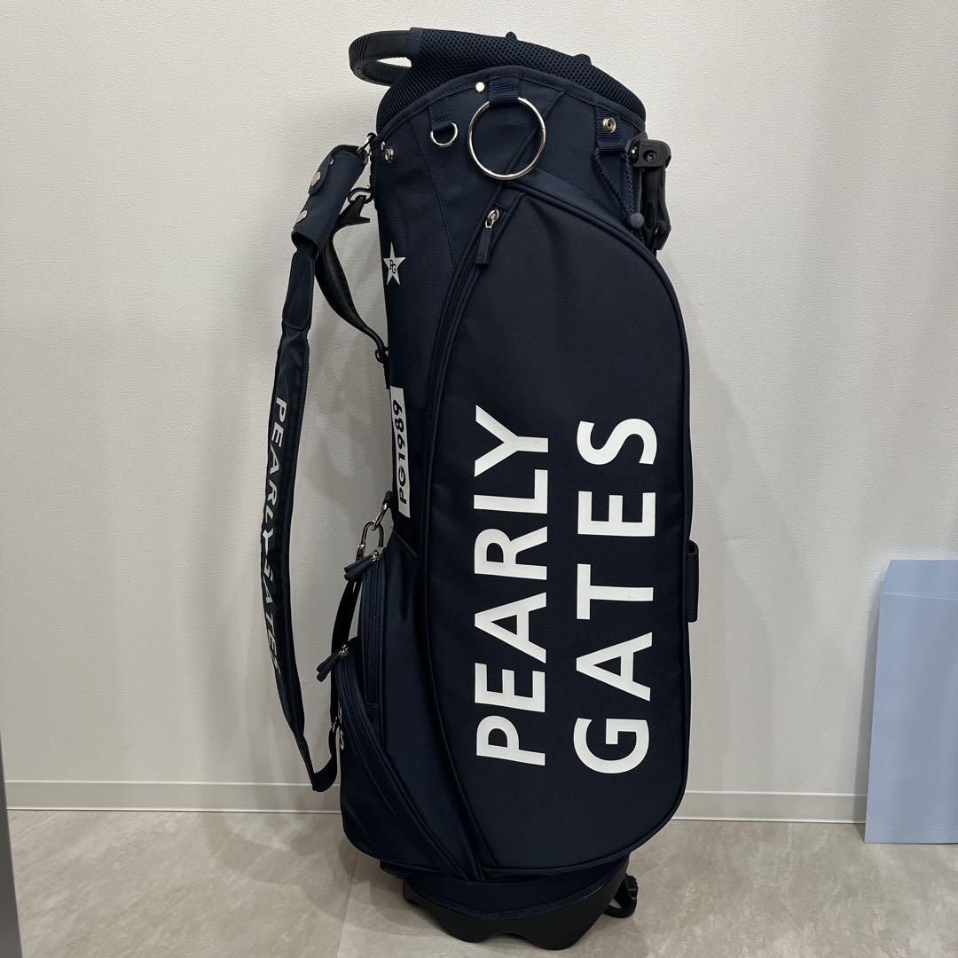 PEARLY GATES ゴルフバッグ ネイビー 89付き