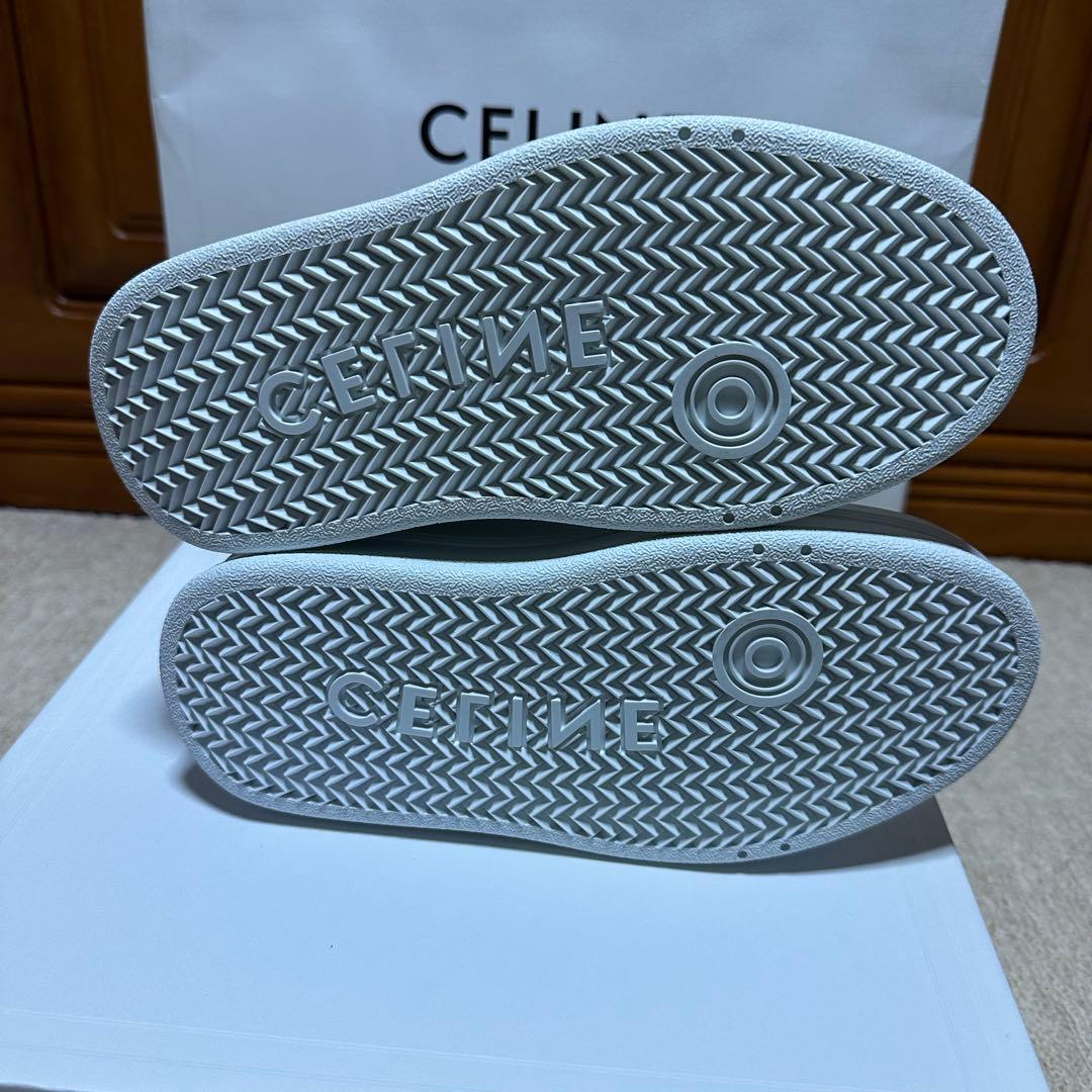 セリーヌ CELINE 厚底　ブロックスニーカー　白 23.5㎝　【36】
