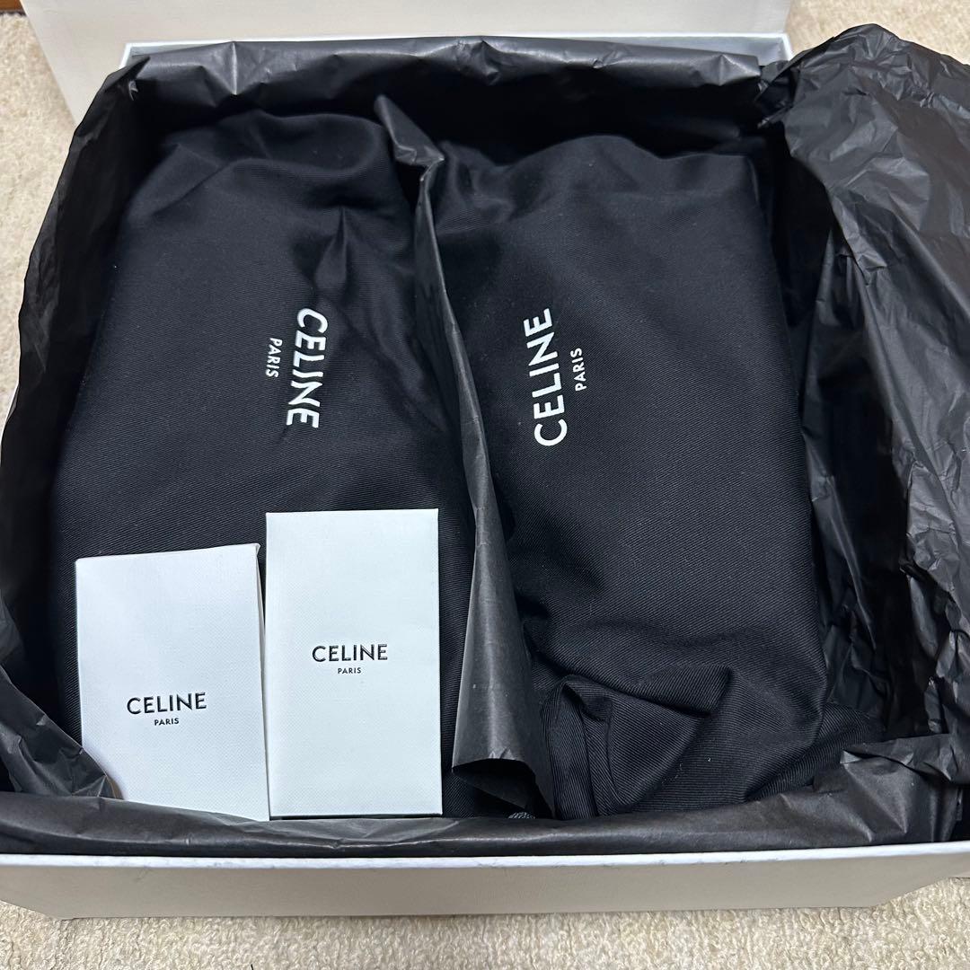 セリーヌ CELINE 厚底　ブロックスニーカー　白 23.5㎝　【36】