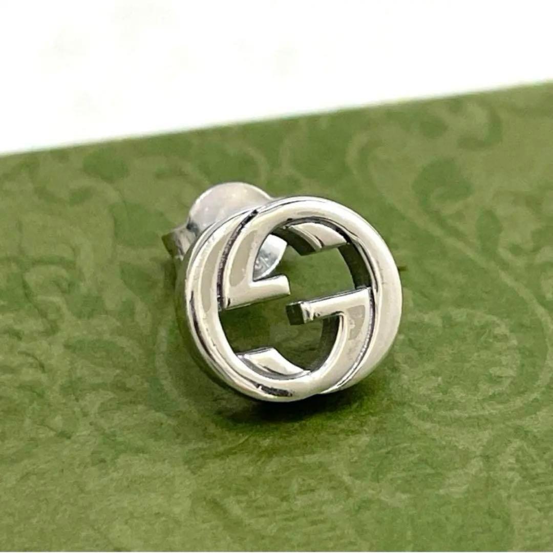 【極美品】グッチ　インターロッキングGGピアス片耳 メンズ/レディース