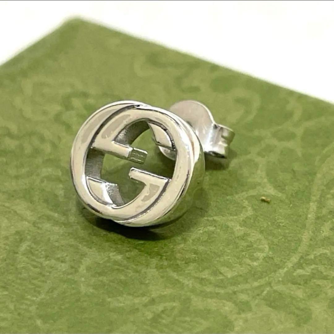 【極美品】グッチ　インターロッキングGGピアス片耳 メンズ/レディース