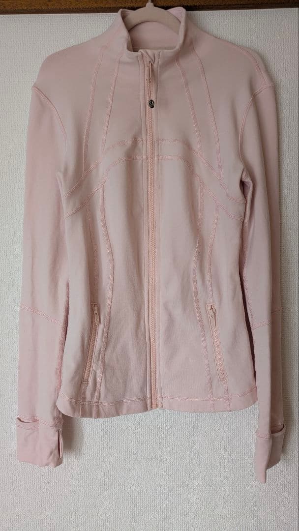 ルルレモン フルジップジャケット ピンク
