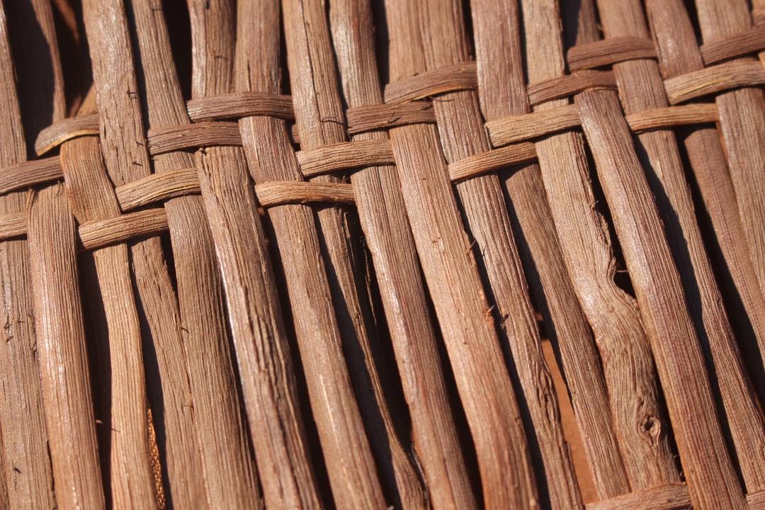 山葡萄 籠 かごバッグ コンパクト 巾着 手作り 物 籠バッグ