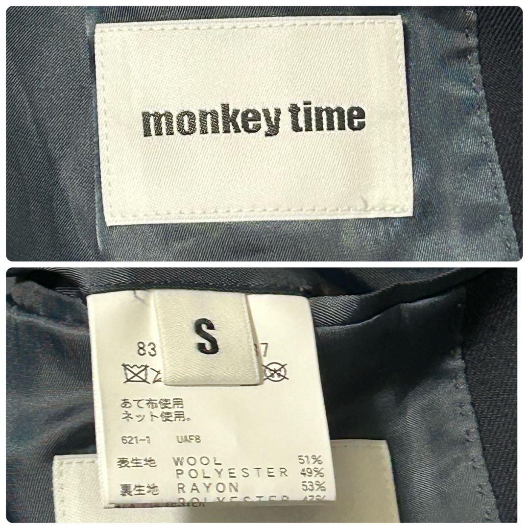 モンキータイム 紺ブレ 金ボタン ダブルブレスト 6つ釦 テーラードジャケット