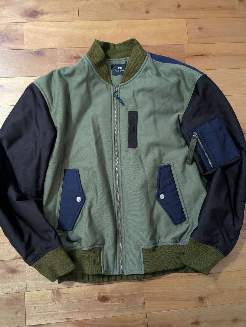 PS Paul Smith　ミックスアップ　ミリタリージャケット　MA-1