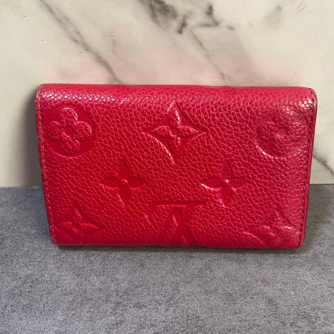✨箱付き✨モノグラム アンプラント ミュルティクレ６ キーケース　赤