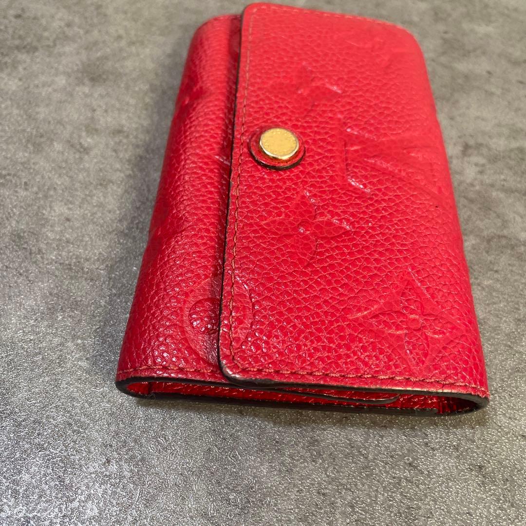 ✨箱付き✨モノグラム アンプラント ミュルティクレ６ キーケース　赤
