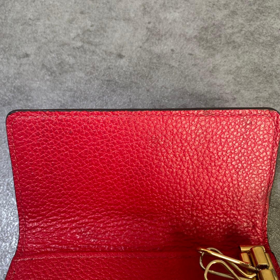 ✨箱付き✨モノグラム アンプラント ミュルティクレ６ キーケース　赤