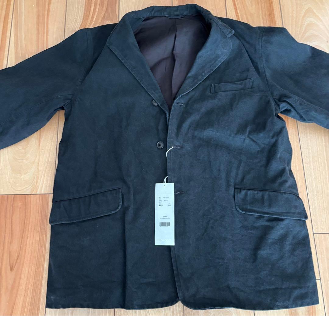 COMOLI ブラックドリル ジャケットサイズ1 新品未使用タグ付き