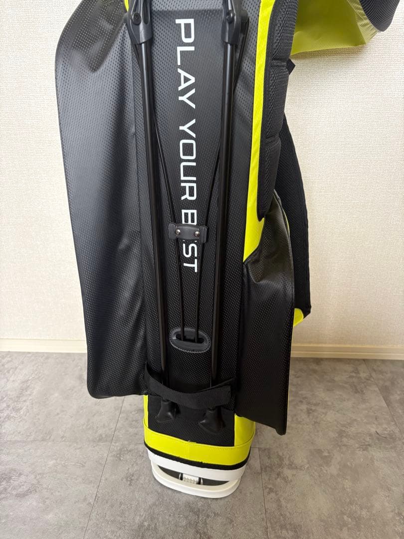 未使用品 PING キャディバッグ 24年モデル イエロー×ブラック