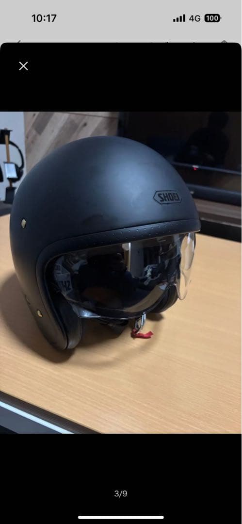 ぷ*ん様 SHOEI ジェットヘルメット マットブラック