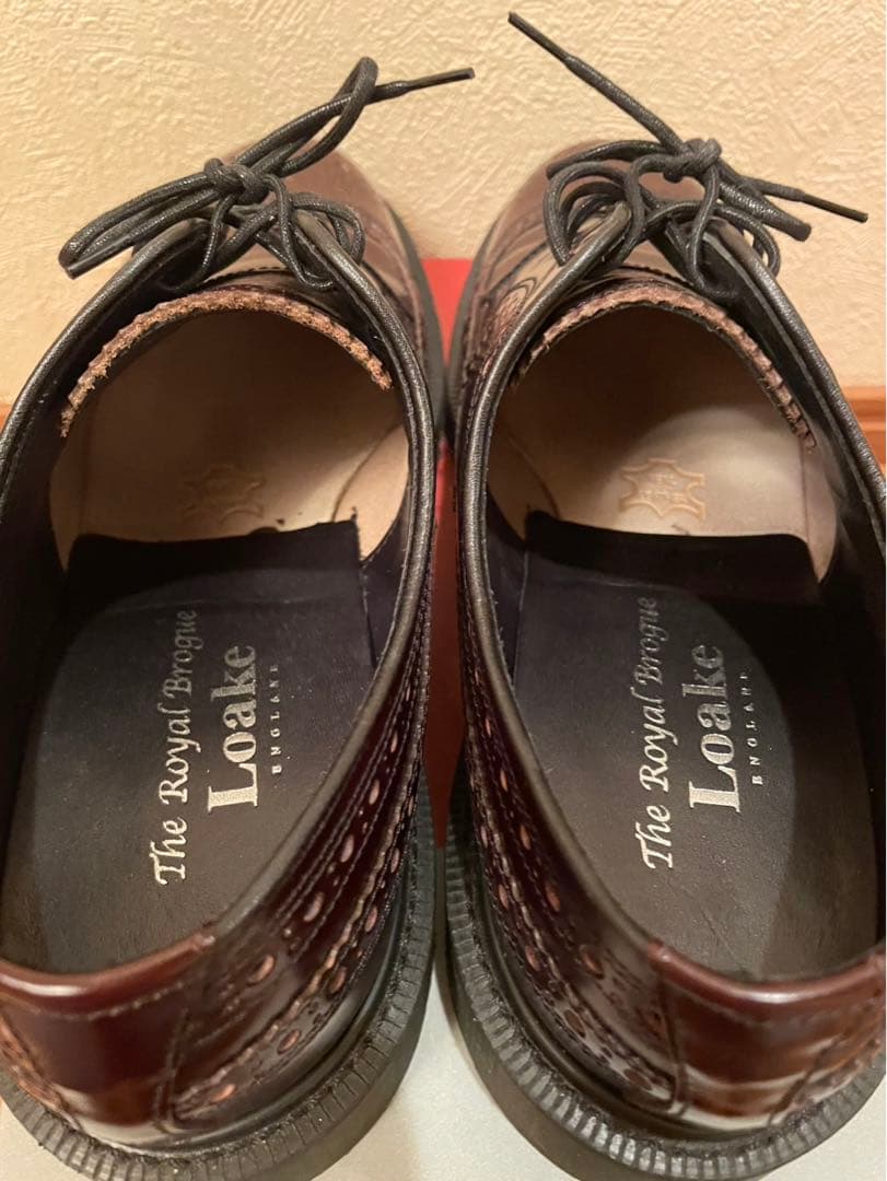 ローク Loake ガラスレザーシューズ