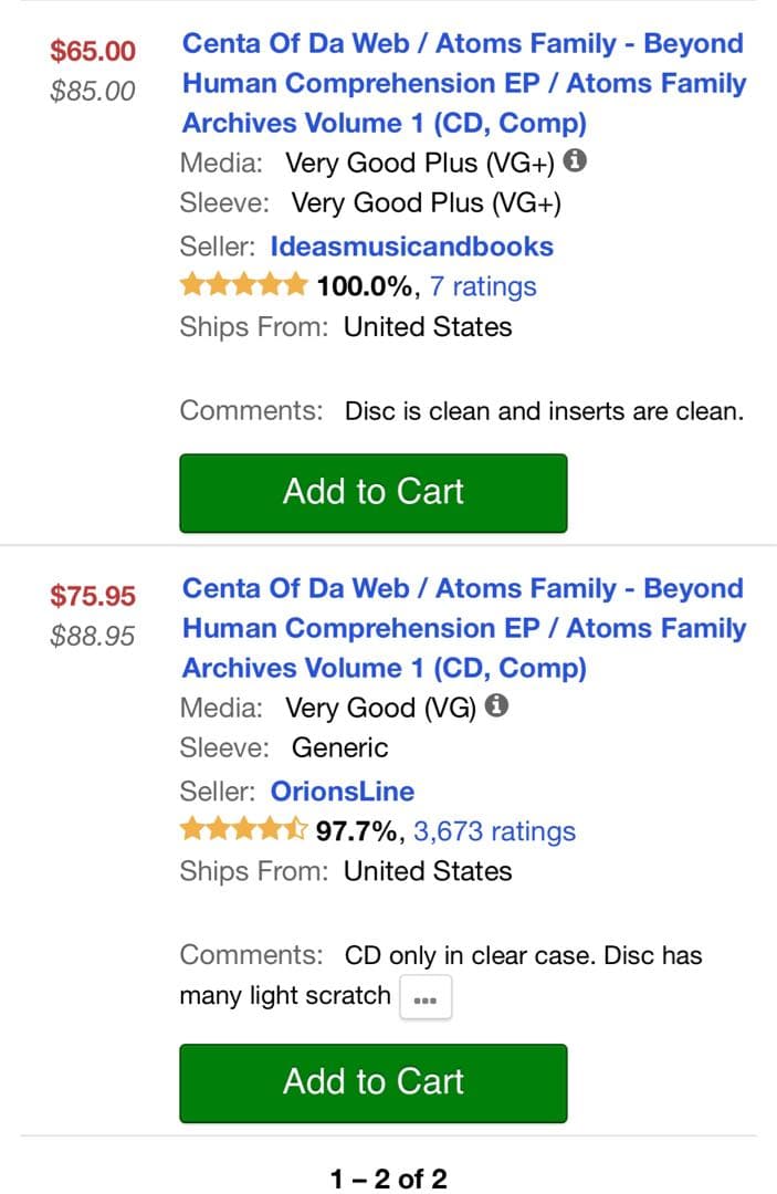 洋楽 Centa Of Da Web & Atoms Family