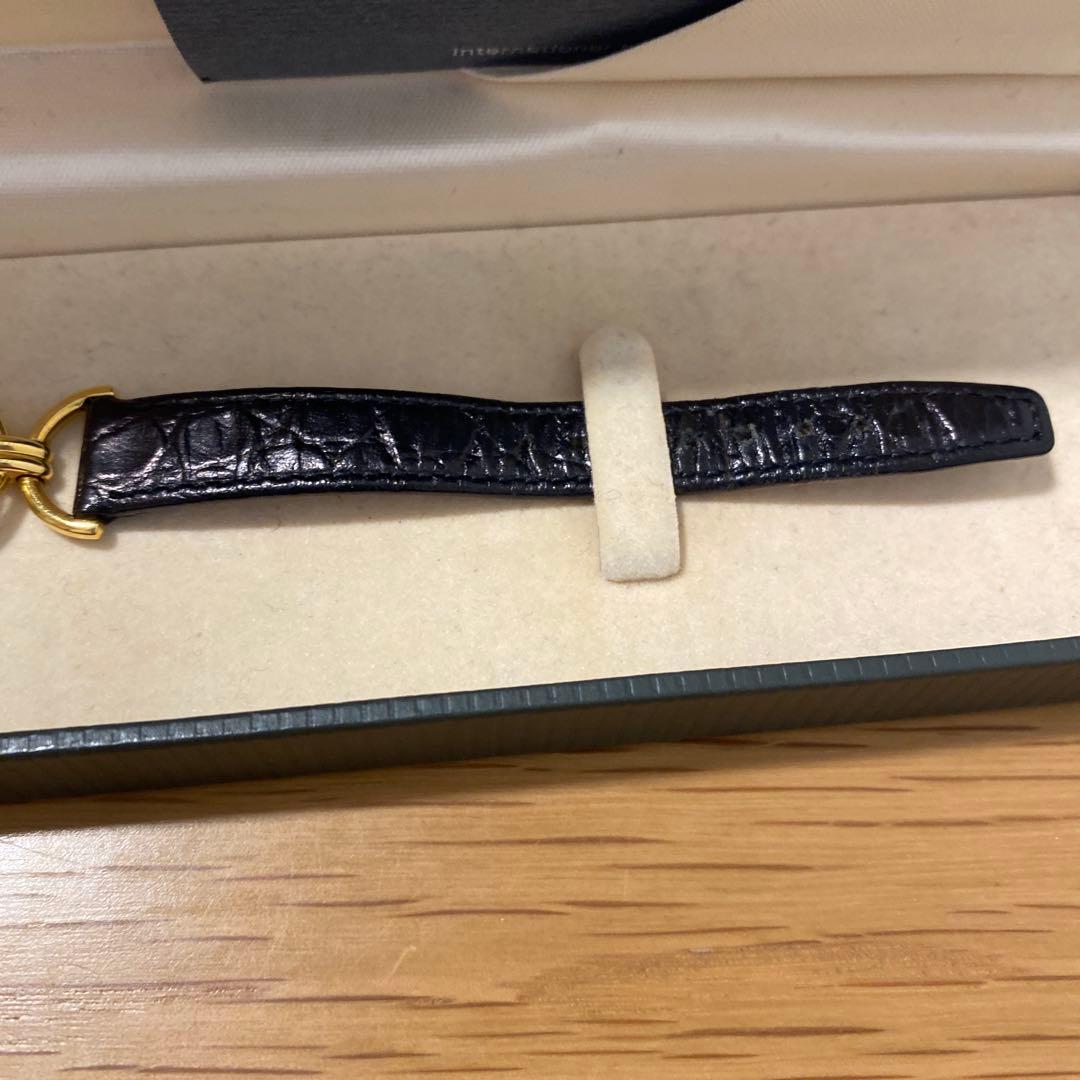 GUCCI アナログ腕時計 ブラックレザー