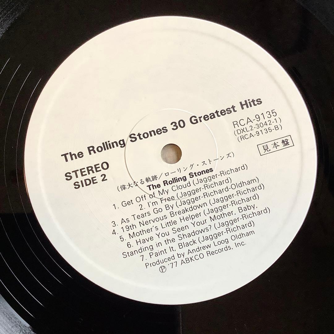 激レア!非売品! レコード新品! ローリングストーンズ 2枚組 ベスト30曲
