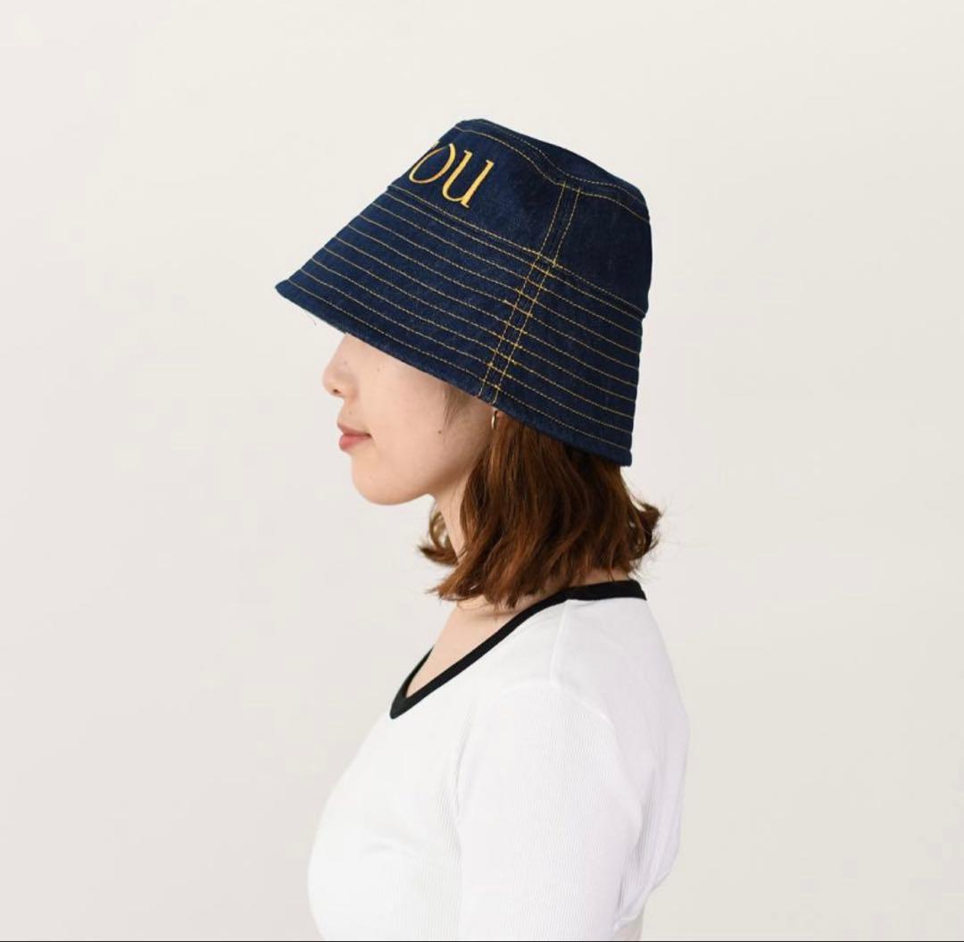 新品 / PATOU / オーガニックコットンデニム製バゲットハット