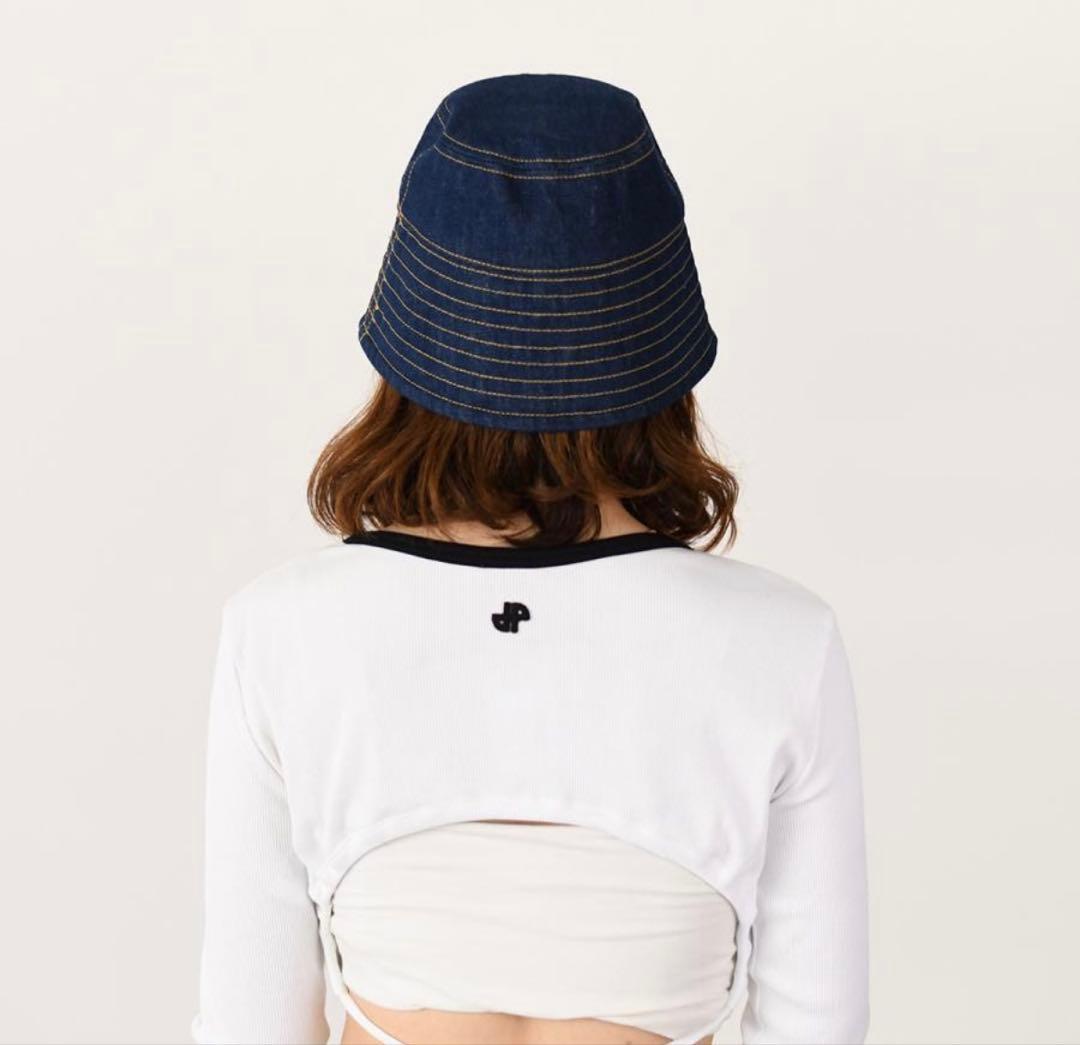 新品 / PATOU / オーガニックコットンデニム製バゲットハット