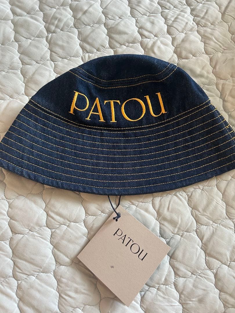 新品 / PATOU / オーガニックコットンデニム製バゲットハット