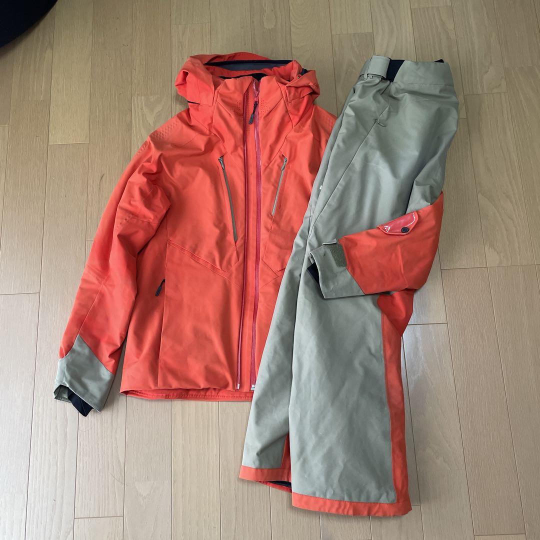 デサント DESCENTE スキーウェア 上下セット デモチーム中古サイズL