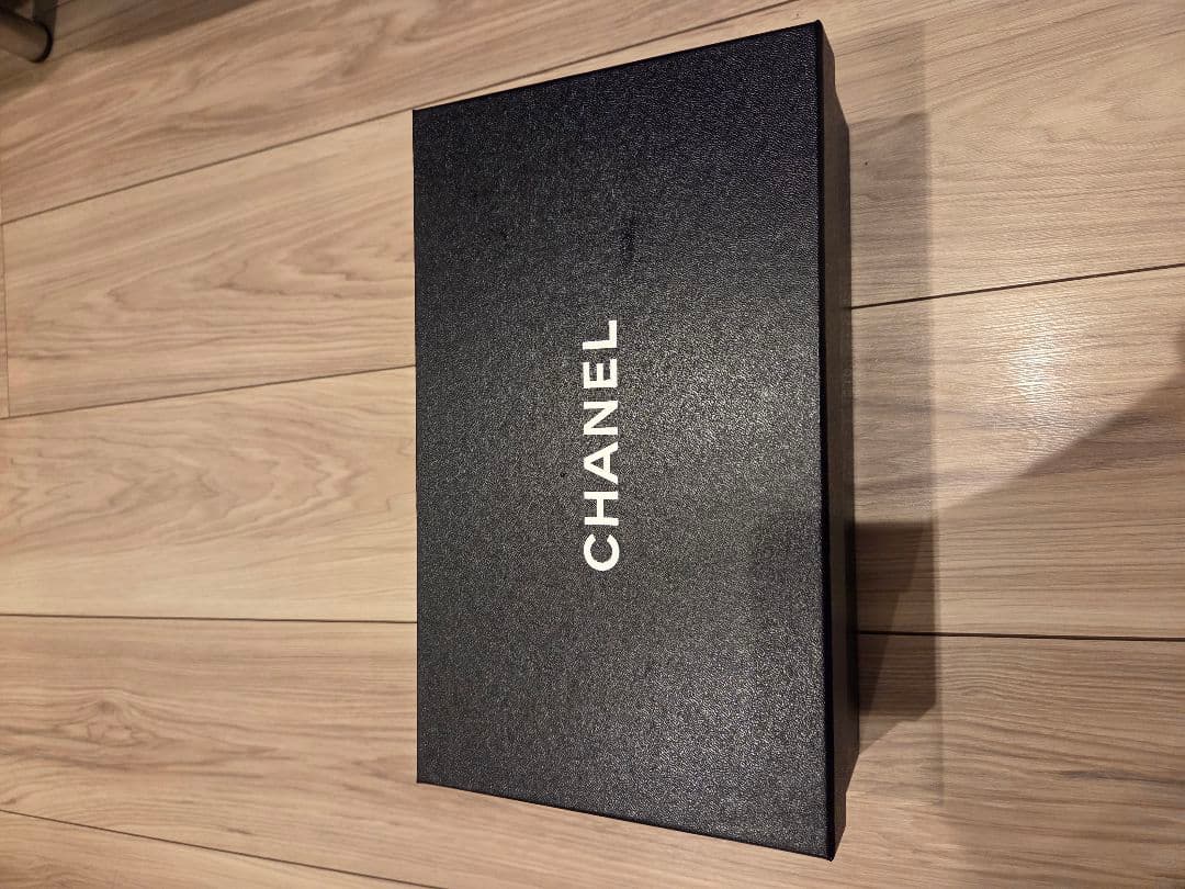 CHANEL ツイード フラットシューズ