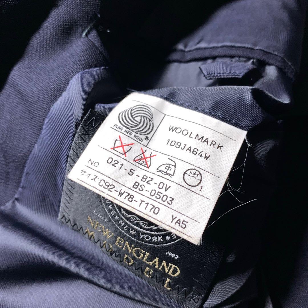 J.PRESS シングル 2B テーラードジャケット 紺ブレ 金ボタン YA5